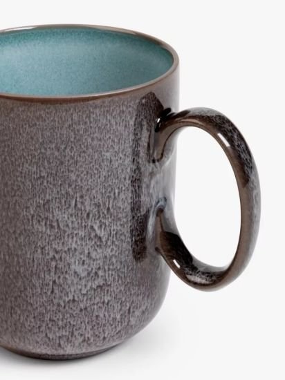 Reactive Glaze Stoneware Mugs, 320ml, Set of 2